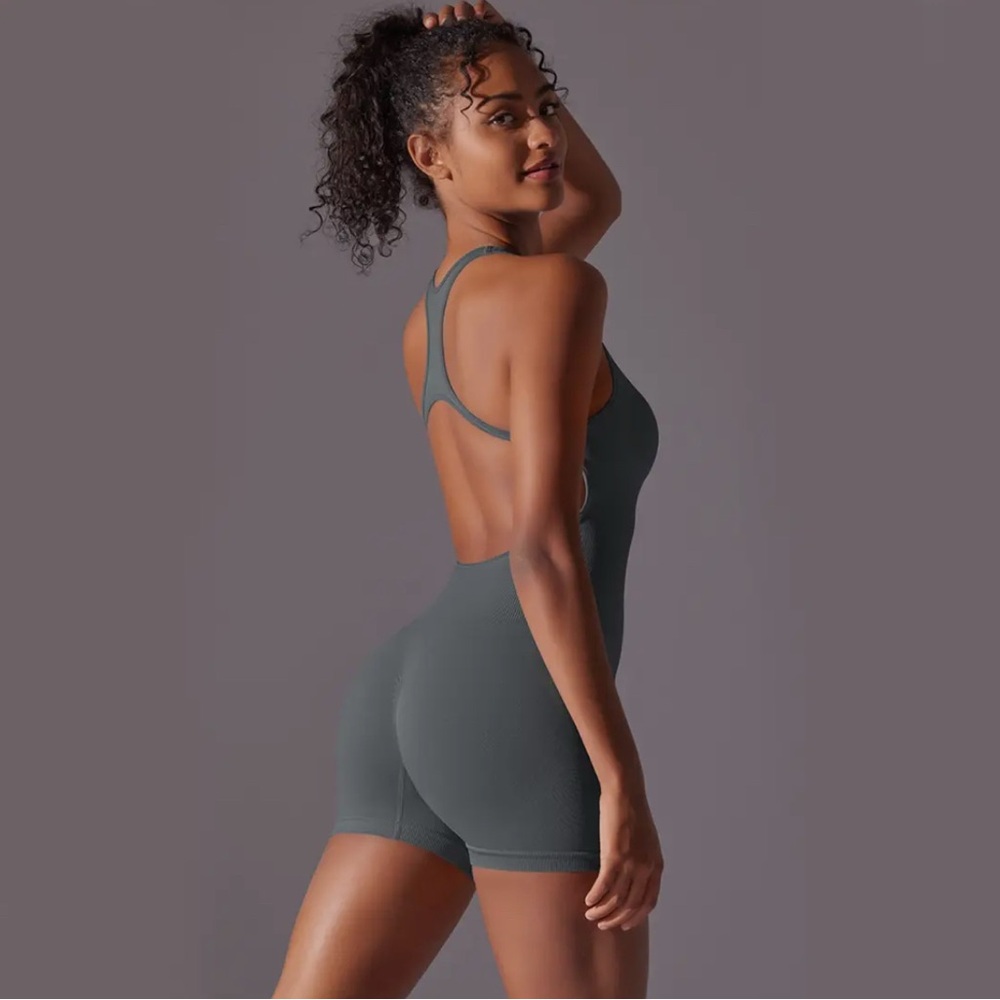 Women's Gray Intimate Bodysuit